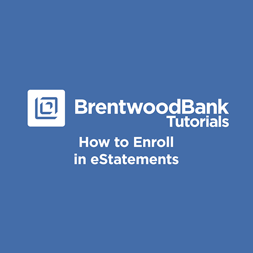 How to Enroll in eStatements