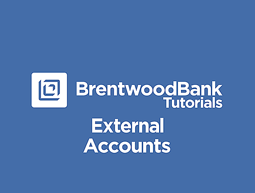 How to Set Up External Accounts