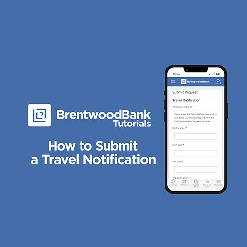 How to Submit a Travel Notification on Mobile