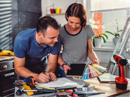 Home repairs and improvements.